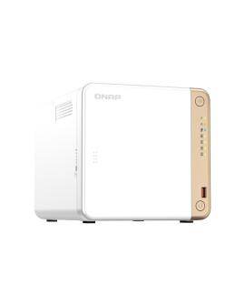 Qnap TS-462-4G, Tower, 4 x 2.5"/3.5" SATA , Intel Celeron N4505 2C/2T, 4 GB DDR4 onboard not expandable, 1 x 2.5GbE, External