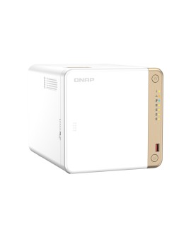 Qnap TS-462-4G, Tower, 4 x 2.5"/3.5" SATA , Intel Celeron N4505 2C/2T, 4 GB DDR4 onboard not expandable, 1 x 2.5GbE, External