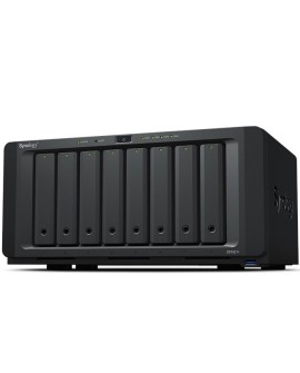 NAS Synology DS1821+ Tower 8x (3.5”/2.5" SATA HDD/SSD) AMD Ryzen V1500B ,4 GB DDR4 (max. 32GB),4 x 1GbE RJ-45