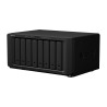 NAS Synology DS1821+ Tower 8x (3.5”/2.5" SATA HDD/SSD) AMD Ryzen V1500B ,4 GB DDR4 (max. 32GB),4 x 1GbE RJ-45