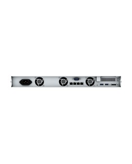 NAS Synology RS822+ 1U RACK 4x (3.5" SATA HDD/2.5" SATA SSD) AMD Ryzen V1500B 2 GB DDR4 ECC SODIMM (max. 32GB), 4x 1GbE RJ-45