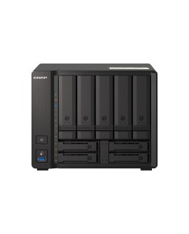 Qnap TS-h973AX-8G, Tower, 5 x 2.5"/3.5" SATA + 2 x 2.5" U.2 NVMe/SATA+ 2 x 2.5" SATA, AMD Ryzen V1500B 4C/8T, 8GB DDR4 SODIMM