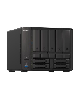 Qnap TS-h973AX-8G, Tower, 5 x 2.5"/3.5" SATA + 2 x 2.5" U.2 NVMe/SATA+ 2 x 2.5" SATA, AMD Ryzen V1500B 4C/8T, 8GB DDR4 SODIMM