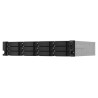 Qnap TS-1264U-RP-8G, 2U, 12 x 2.5"/3.5" SATA, Intel Celeron N5095 4C/4T, 8 GB DDR4 onboard not expandable, 2 x 2.5GbE, Redundant