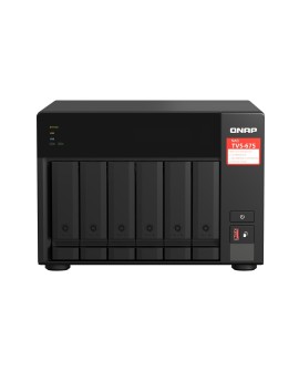Qnap TVS-675-8G, Tower, 6 x 2.5"/3.5" SATA, Zhaoxin Kaixian KX-U6580 8C/8T, 8GB (1x 8GB) DDR4 SODIMM , 2 x 2.5GbE, Single PSU,
