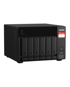 Qnap TVS-675-8G, Tower, 6 x 2.5"/3.5" SATA, Zhaoxin Kaixian KX-U6580 8C/8T, 8GB (1x 8GB) DDR4 SODIMM , 2 x 2.5GbE, Single PSU,
