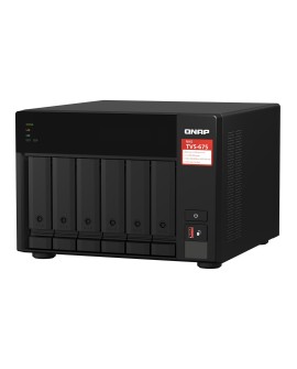 Qnap TVS-675-8G, Tower, 6 x 2.5"/3.5" SATA, Zhaoxin Kaixian KX-U6580 8C/8T, 8GB (1x 8GB) DDR4 SODIMM , 2 x 2.5GbE, Single PSU,