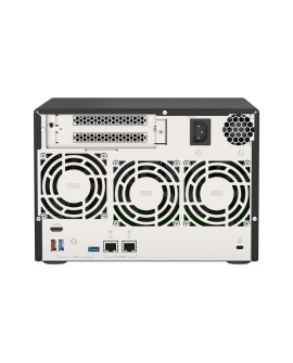 Qnap TVS-675-8G, Tower, 6 x 2.5"/3.5" SATA, Zhaoxin Kaixian KX-U6580 8C/8T, 8GB (1x 8GB) DDR4 SODIMM , 2 x 2.5GbE, Single PSU,