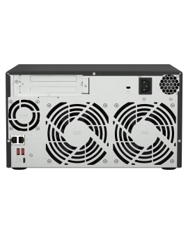 Zestaw Qnap TS-873A-SW5T (TS-873A-8G + switch QSW-1105-5T 5x2.5GbE), Tower, 8 x 2.5"/3.5" SATA, AMD Ryzen V1500B 4C/8T, 8GB DDR4