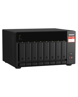 Zestaw Qnap TS-873A-SW5T (TS-873A-8G + switch QSW-1105-5T 5x2.5GbE), Tower, 8 x 2.5"/3.5" SATA, AMD Ryzen V1500B 4C/8T, 8GB DDR4