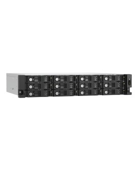 Qnap TL-R1200PES-RP Expansion unit, 12-bay 2U rackmount, 12x 2.5/3.5" SATA, 2 ports (SFF-8644 1x2), redundant PSU, without rail