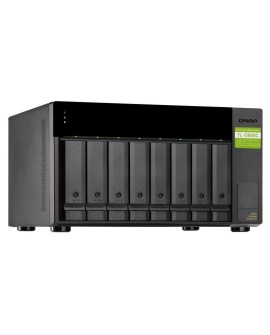 Qnap TL-D800C Expansion unit, Towerm, USB-C 3.1 Gen2 10Gbps JBOD expansion unit  with a 1-meter USB-C to USB-A 3.1 Gen2 cable.