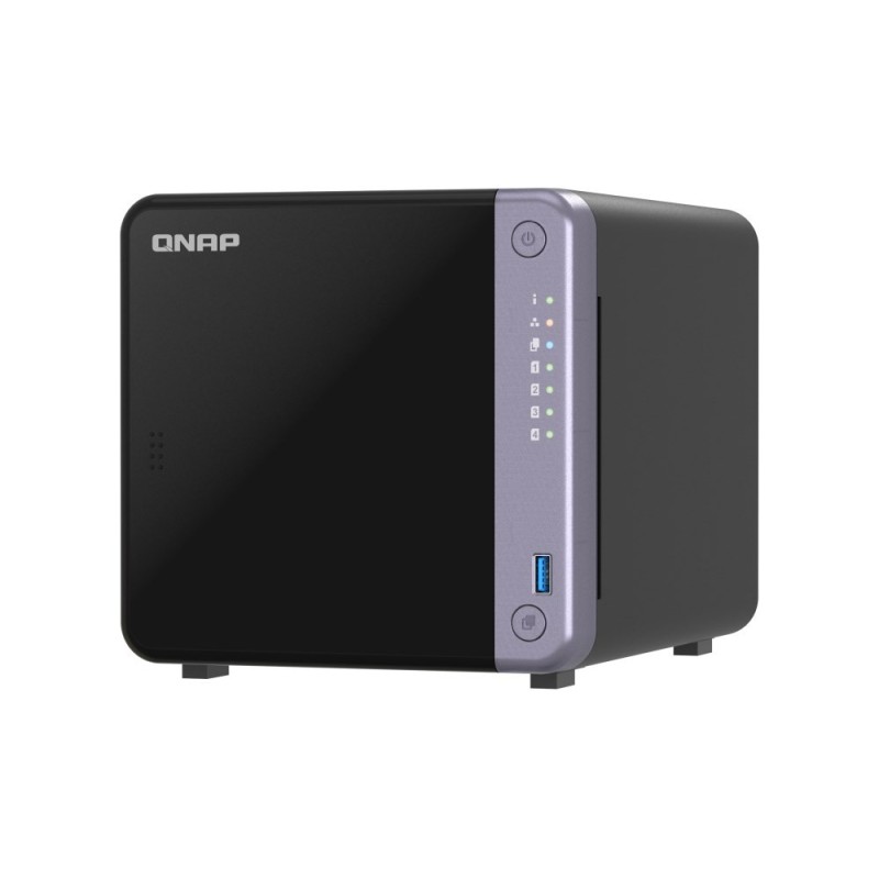 Qnap TS-432X-4G, Tower, 4 x 2.5"/3.5" SATA, AnnapurnaLabs Alpine AL524 4C, 4GB (Max. 16GB) DDR4 SODIMM, 2 x 2.5GbE, 1 x 10GbE
