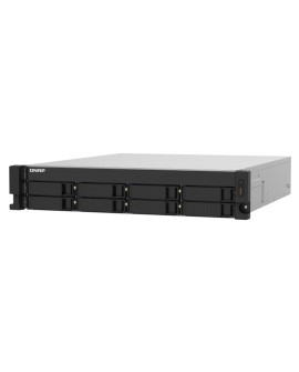 Qnap TS-832PXU-4G, 2U, 8 x 2.5"/3.5" SATA, Annapurna Labs Alpine AL324 1.7GH, 4GB DDR4 UDIMM (Max. 16GB), 2 x 10GbE SFP+, 2 x