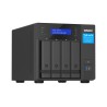 Qnap TVS-h474-PT-8G, Tower, 4 x 2.5"/3.5" SATA , Intel Pentium Gold G7400 2C/4T, 8GB (1x 8GB) DDR4 SODIMM (Max. 128GB), 2 x