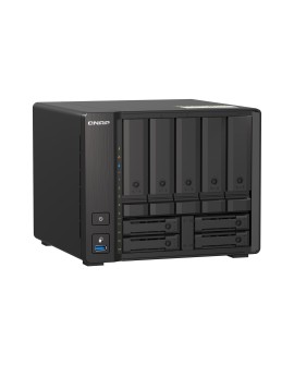 Qnap TS-h973AX-32G, Tower, 5 x 2.5"/3.5" SATA + 2 x 2.5" U.2 NVMe/SATA+ 2 x 2.5" SATA, AMD Ryzen V1500B 4C/8T, 32GBDDR4 SODIMM