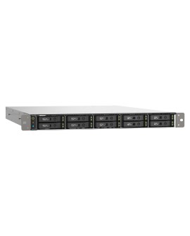 Qnap TS-h1090FU-7232P-64G, 1U, 12 x 2.5" U.2 NVMe PCIe/SATA, AMD EPYC 7232P 8C/16T, 64GB RDIMM DDR4 (Max. 1TB), 2 x 25GbE SFP28,