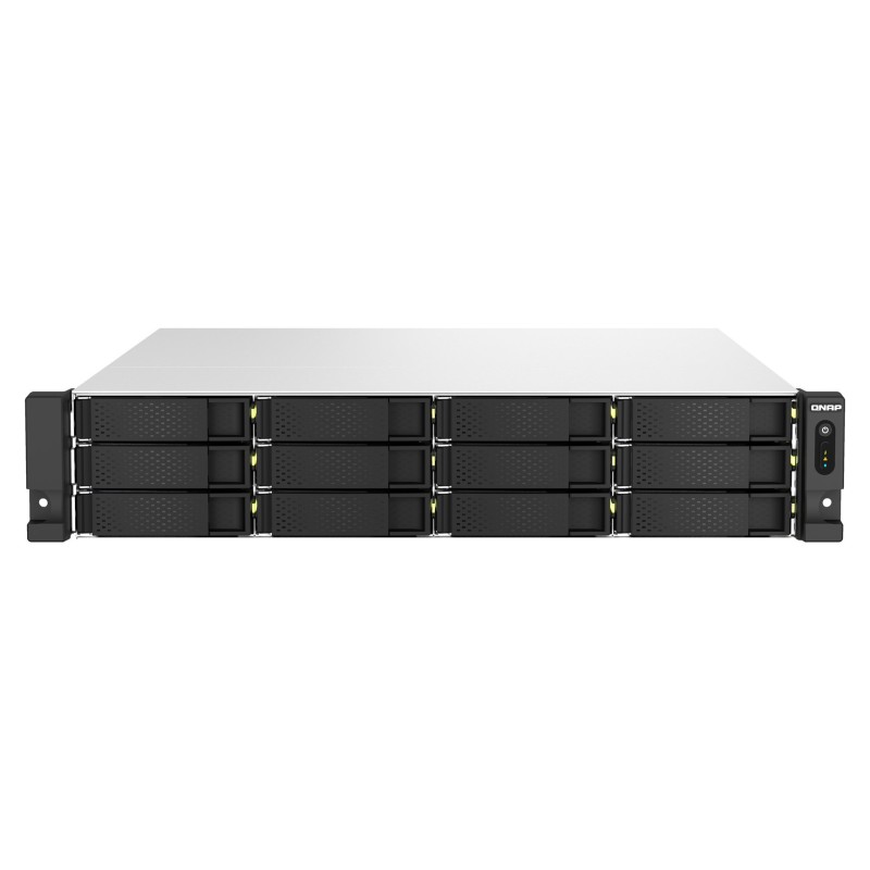 Qnap TS-h1887XU-RP-E2334-16G, 2U, 12 x 2.5"/3.5" + 6 x 2.5" SATA, Intel Xeon E-2334 4C/8T, 16GB UDIMM DDR4 ECC (Max. 128GB), 2 x