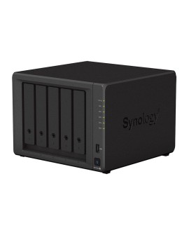 NAS Synology DS1522+ Tower 5x (3.5" SATA HDD) AMD Ryzen R1600 8 GB DDR4 ECC SODIMM (max. 32GB), 4 x 1GbE RJ-45