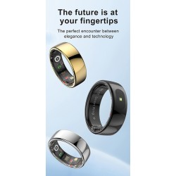 Powerton SMART RING PRO smart ring rozmiar 11, czarny