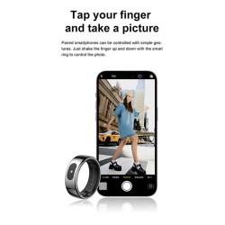 Powerton SMART RING PRO smart ring rozmiar 11, czarny