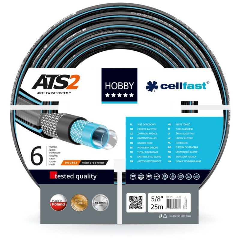 WĄŻ OGR.HOBBY ATS 5/8" 50mb