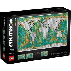 LEGO Art 31203 Mapa świata