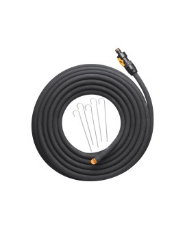 Fiskars 1025935 wąż ogrodowy 15 m Nad ziemią Guma Czarny