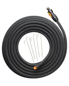 Fiskars 1025935 wąż ogrodowy 15 m Nad ziemią Guma Czarny