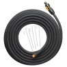 Fiskars 1025935 wąż ogrodowy 15 m Nad ziemią Guma Czarny