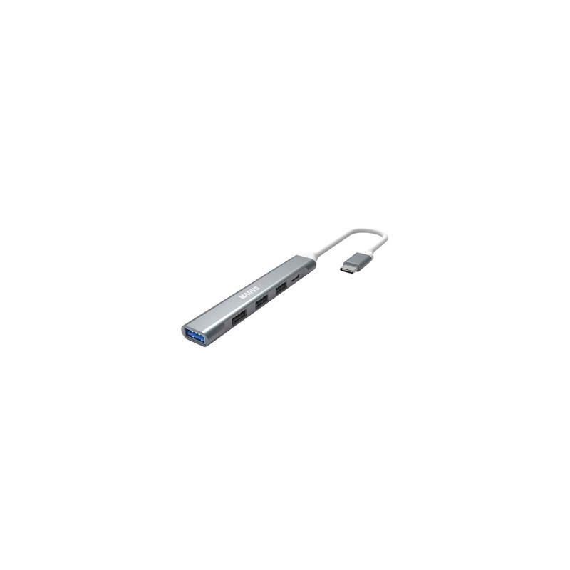 USB (3.0) hub 5-port, UH008, metalowy, Marvo