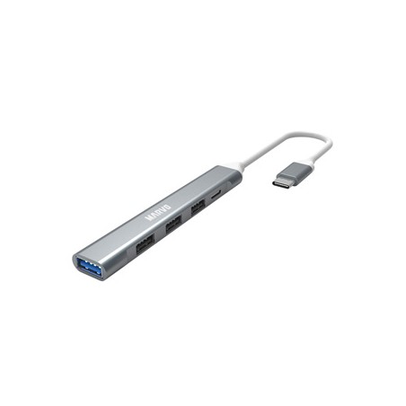 USB (3.0) hub 5-port, UH008, metalowy, Marvo