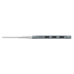 USB (3.0) hub 5-port, UH008, metalowy, Marvo
