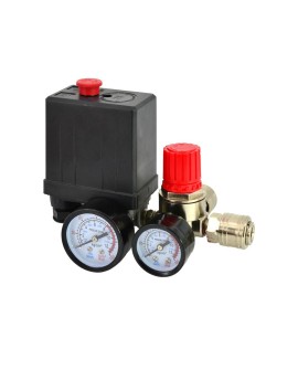 AW WYŁĄCZNIK CIŚNIENIOWY KOMPRESORA 230V 2 WEJŚCIA 1/4"