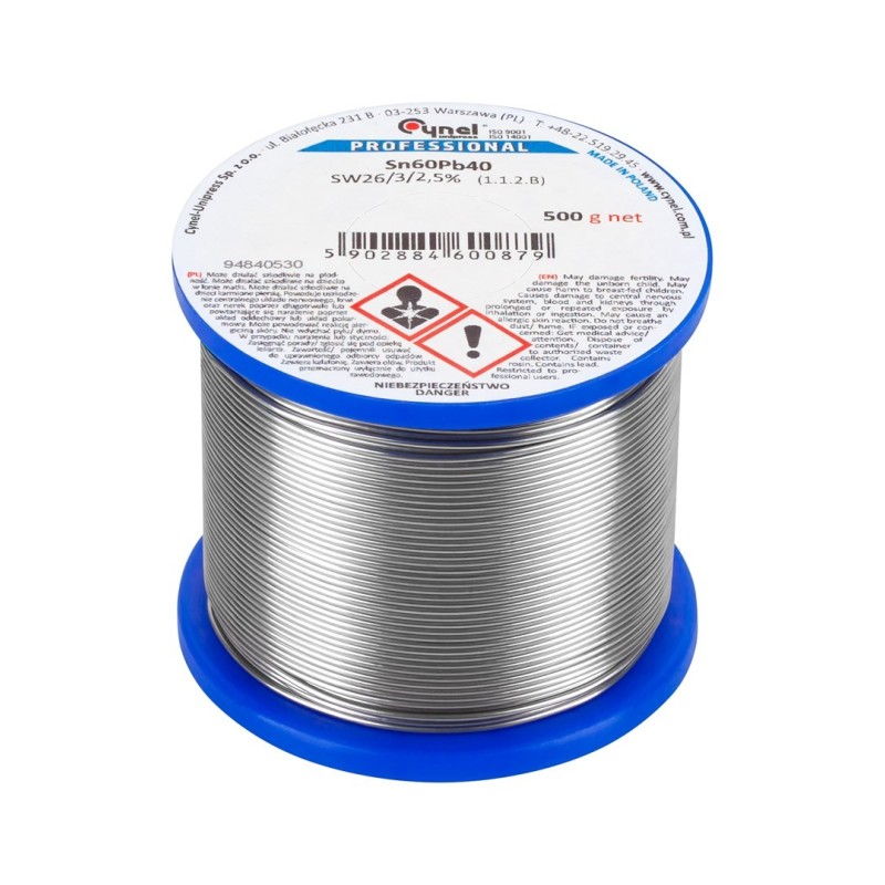 Cyna 0.56mm/500g Sn60Pb40 CYNEL