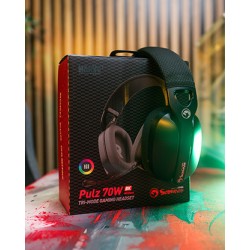 Marvo Pulz 70W słuchawki, czarna, Tri-mode
