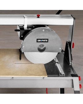 Przecinarka do glazury 1500W Graphite 250x25, rozmiar stołu 1230x460, zakres cięcia 1200mm