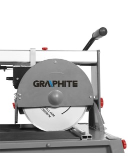 Przecinarka do glazury 1500W Graphite 250x25, rozmiar stołu 1230x460, zakres cięcia 1200mm