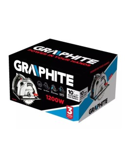 Pilarka tarczowa 1200W Graphite tarcza 185 mm z walizką