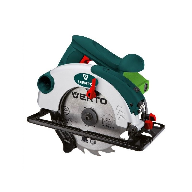 Pilarka tarczowa 1200W, tarcza 185 x 20 mm Verto