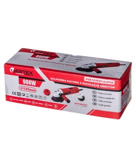 SZLIFIERKA KĄTOWA VERTEX VSK12502V 900W