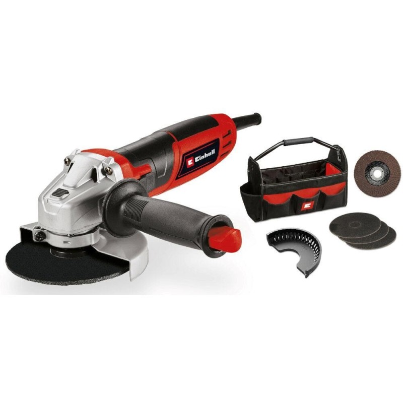 Einhell TC-AG 125/850 Kit szlifierka kątowa 12,5 cm 12000 RPM 850 W 1,78 kg