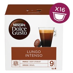 Kapsułki kawy Nescafé Dolce Gusto lungo, intenso, 3x16 kapsułek, hurtowe opakowania kartonowe