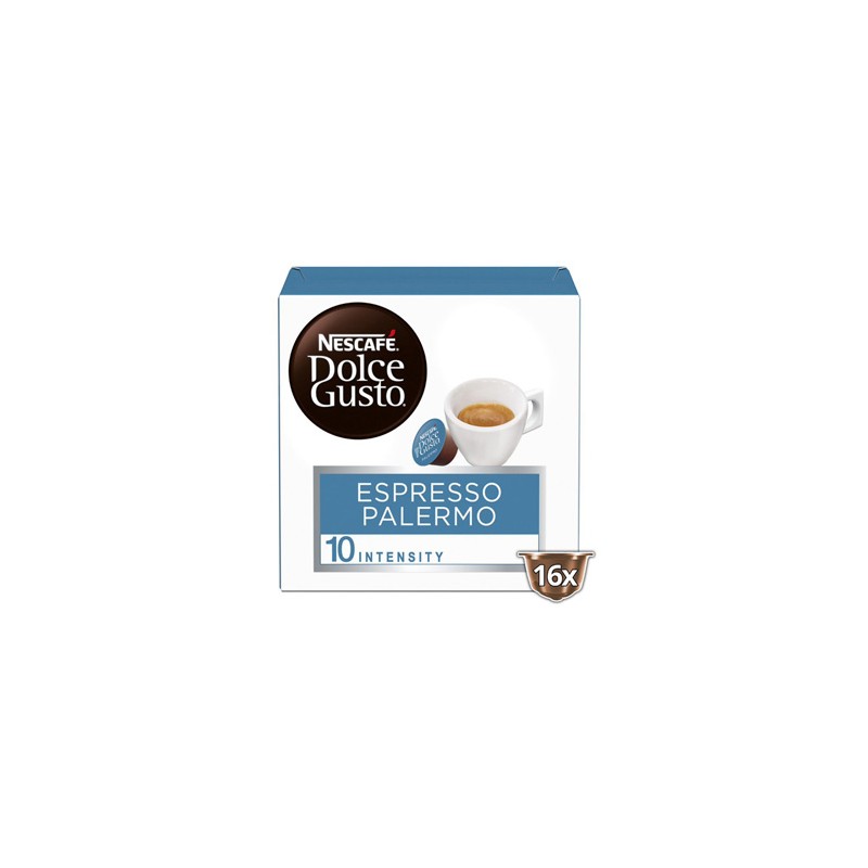Kapsułki kawy Nescafé Dolce Gusto Espresso, Palermo, 3x16 kapsułek, hurtowe opakowania kartonowe