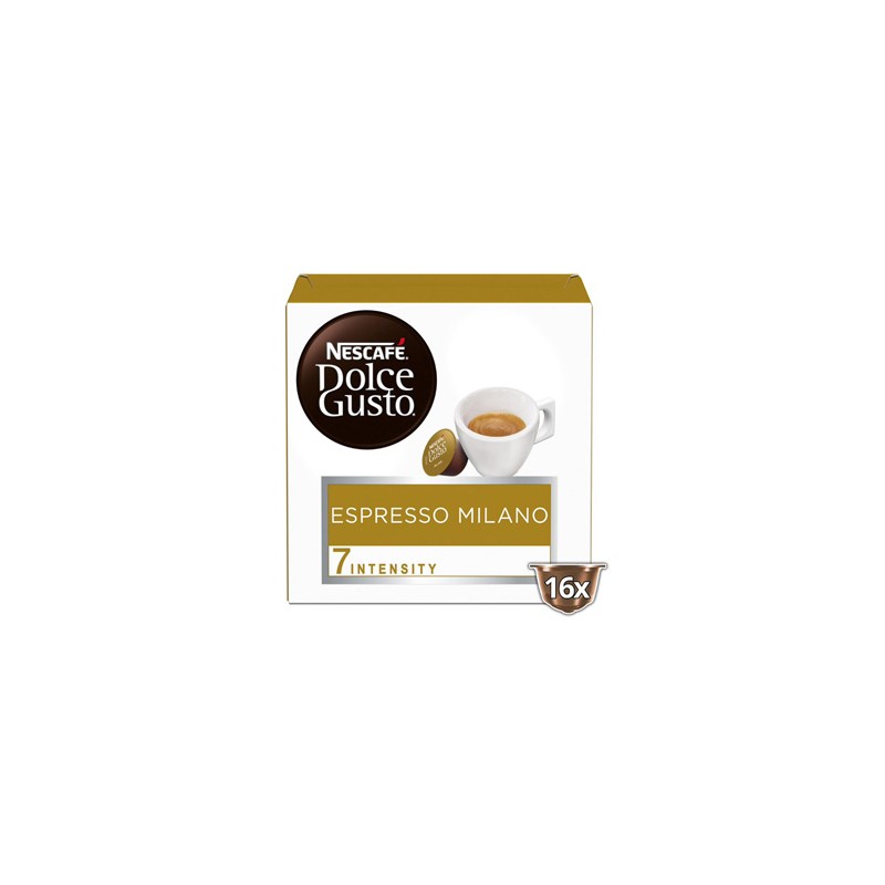 Kapsułki kawy Nescafé Dolce Gusto Espresso, Milano, 3x16 kapsułek, hurtowe opakowania kartonowe