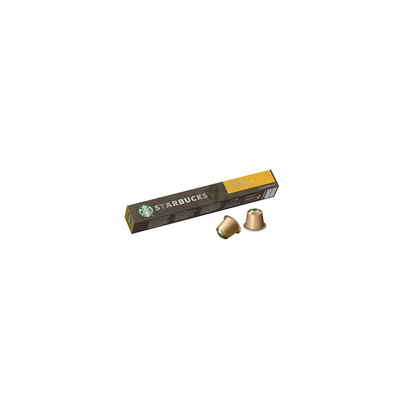 Kapsułki kawy Starbucks Nespresso espresso, blonde roast, 12x10 kapsułek, hurtowe opakowania kartonowe