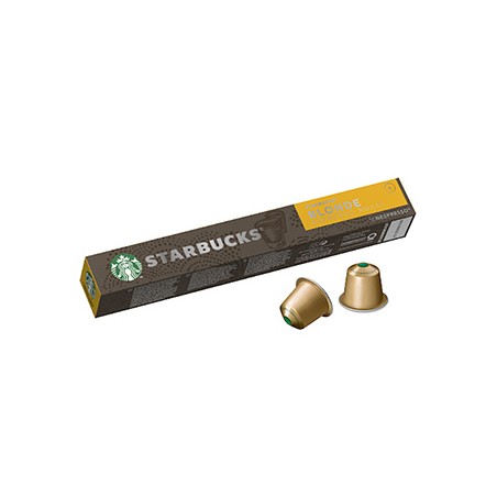 Kapsułki kawy Starbucks Nespresso espresso, blonde roast, 12x10 kapsułek, hurtowe opakowania kartonowe