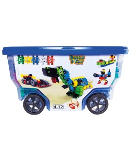 Klocki konstrukcyjne CLICS - Zestaw 377 el. (15w1) Rollerbox
