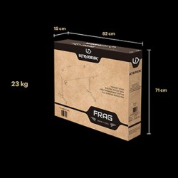 ULTRADESK Biurko dla gracza FRAG - BLACK V3, 140x60 cm, 76 cm, z podkładką pod mysz, uchwyt na słuchawki i napój