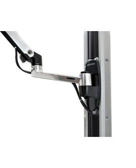 Ergotron LX WALLMOUNT SYSTEM W/CPU HOLD/MED SILV CPU HOLD 32IN 2.3-11KG